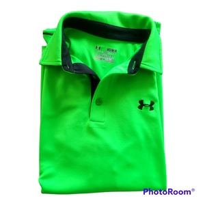 Under Armour Men's HeatGear Polo Green
